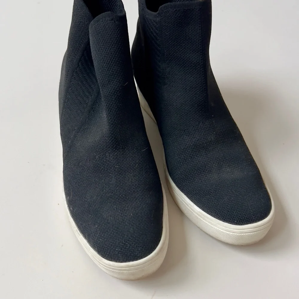 MIA Black Slip-On Sneakers